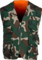 CHALECO CAMUFLAJE REVERSIBLE A NARANJA S8100