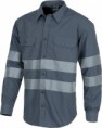 CAMISA B8007 CON DOS CINTAS REFLECTANTES